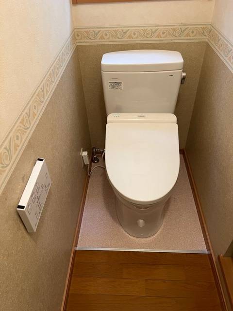 犬山市　水廻りリフォーム工事例　トイレ取替え、水栓交換　S様邸