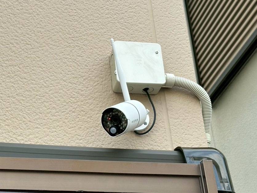大口町　防犯カメラ設置　M様邸